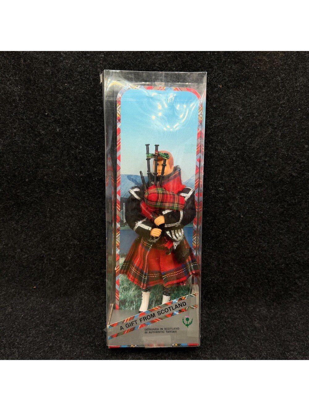 Scottish International Gifts Scottish Guard Doll Bagpipes Doll SCOTLAND 8in.